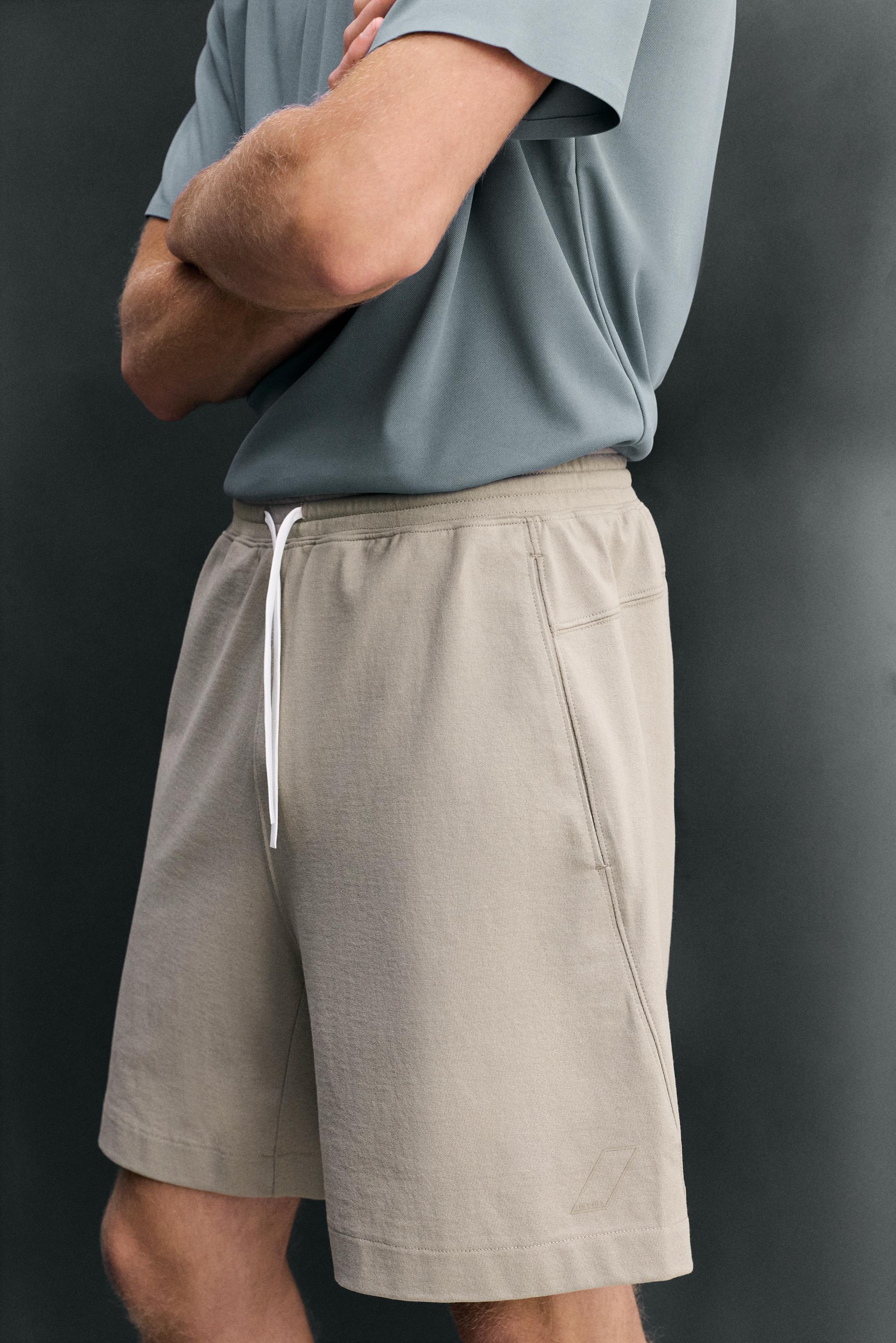 Мужские шорты Zara 9" COTTON BLEND TRAINING SHORTS — фото 5