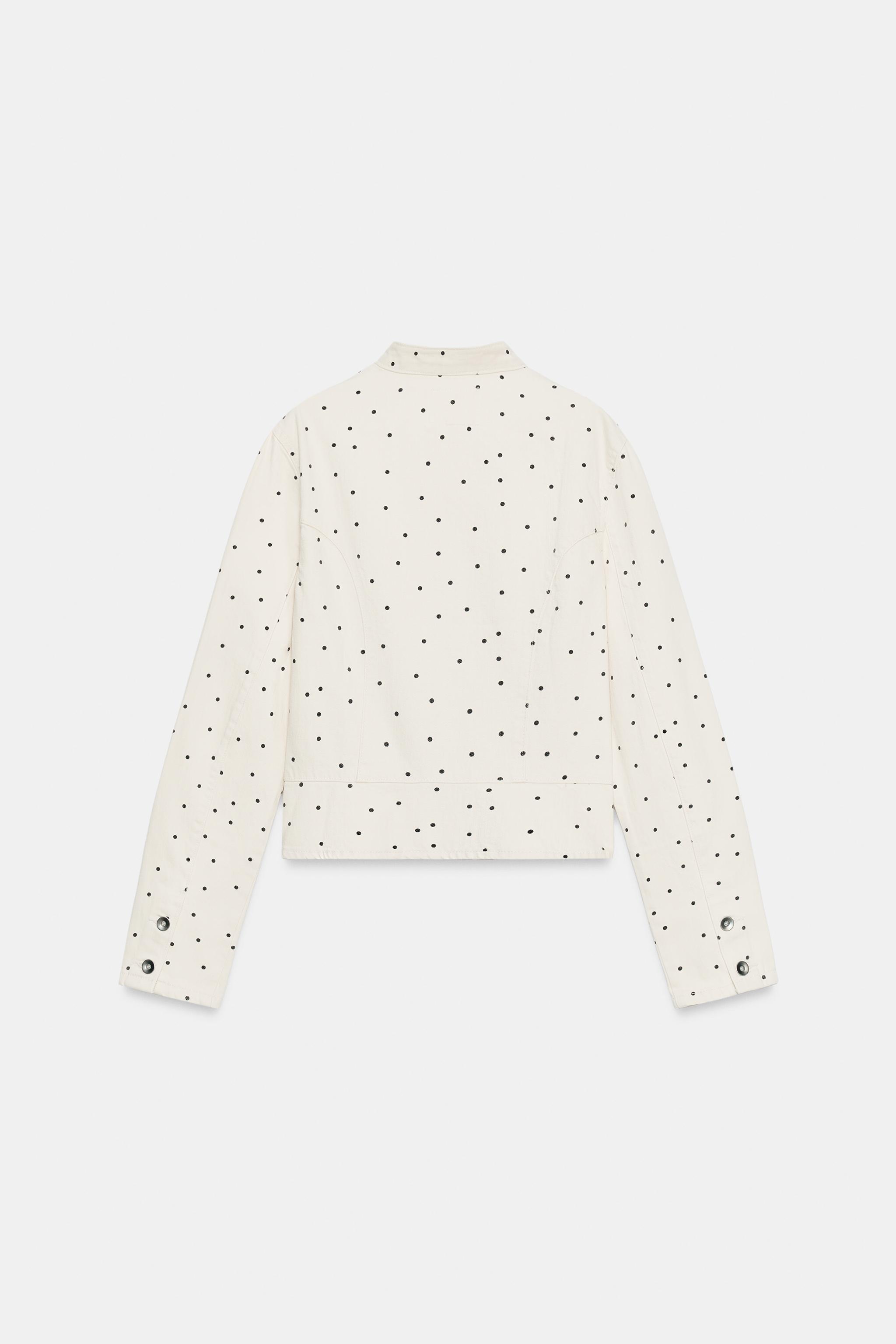 POLKA DOT FITTED JACKET