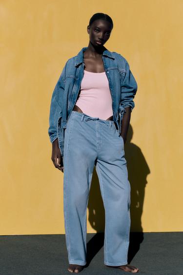 RIBBED BODYSUIT - Pink by Zara