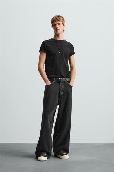 JEANS SUPER BAGGY FIT - Negro de Zara - Imagen 0