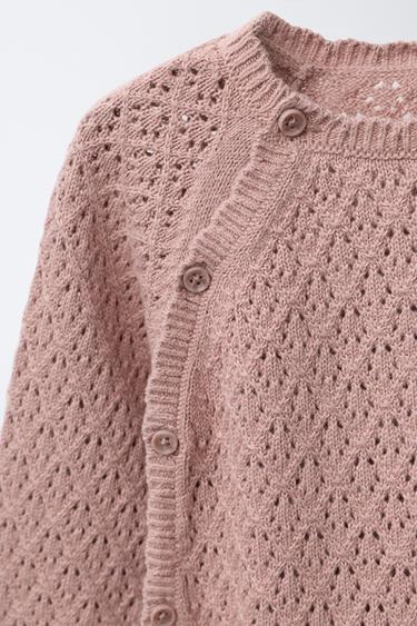 OPEN-KNIT JUMPSUIT - Pink by Zara - Image 2