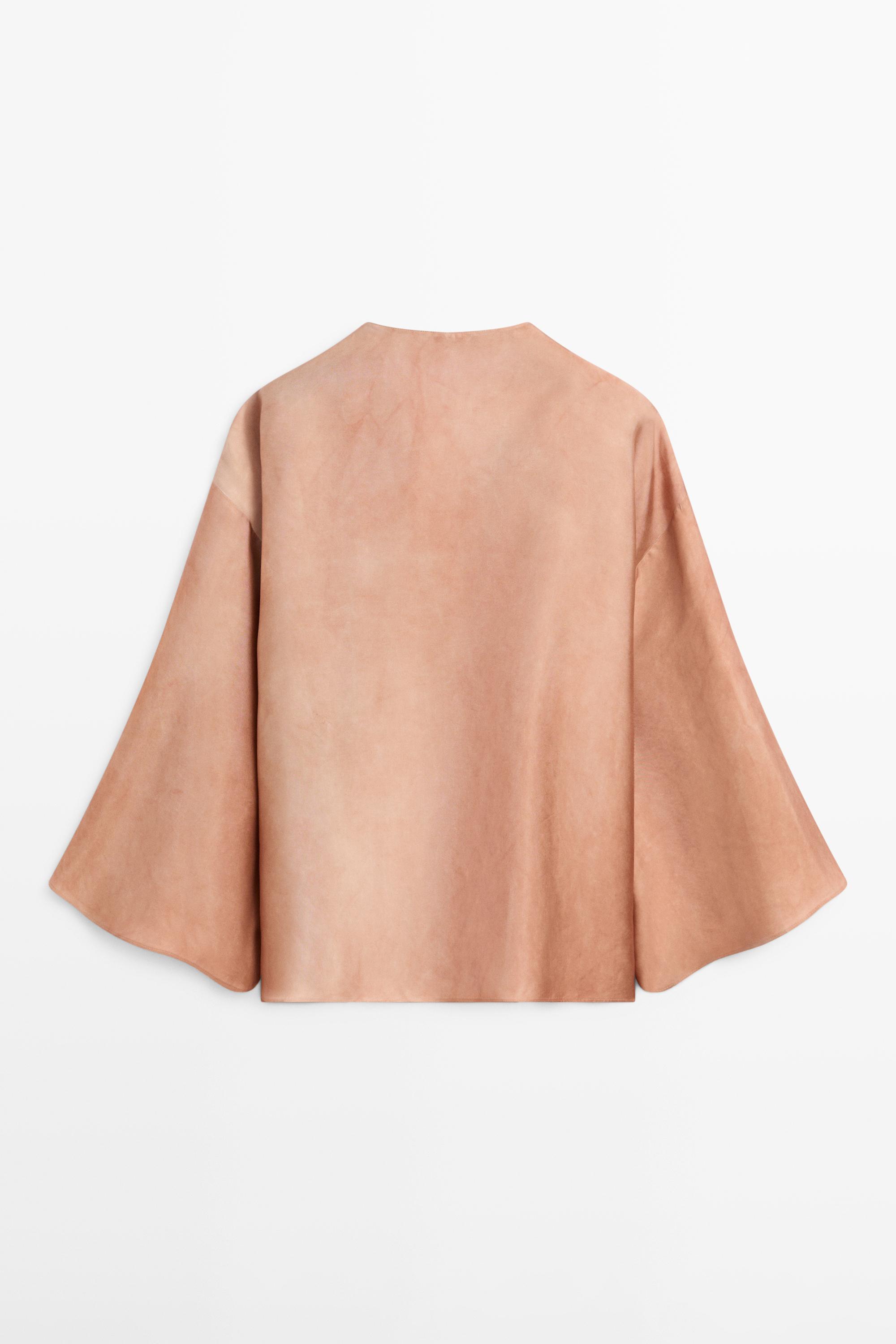 Blouse fluide croisée