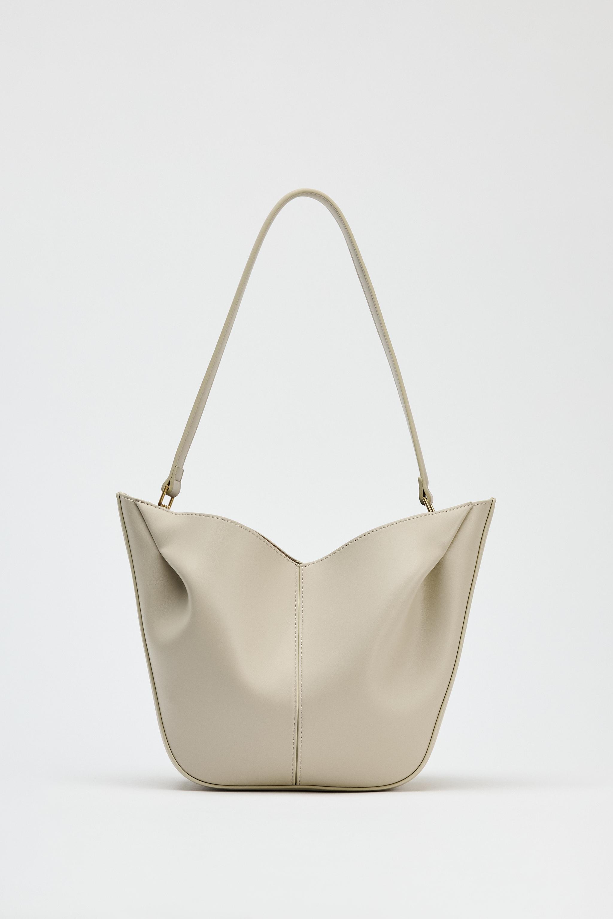 GATHERED TOTE BAG - Ecru | ZARA South Africa