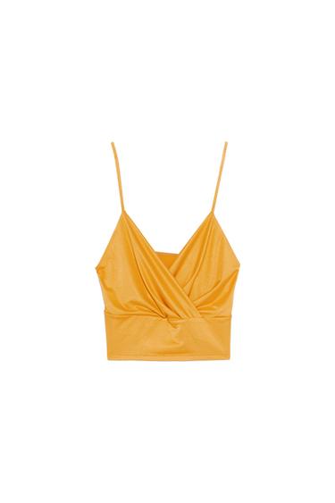 COWL NECK CROP TOP