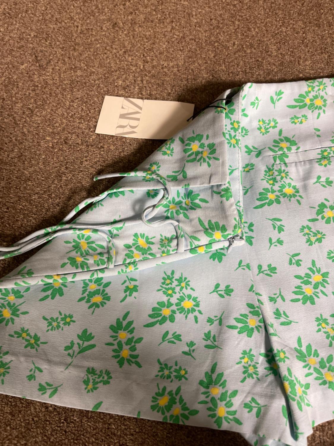 FALDA PANTALÓN CON LINO ESTAMPADA - Image 3