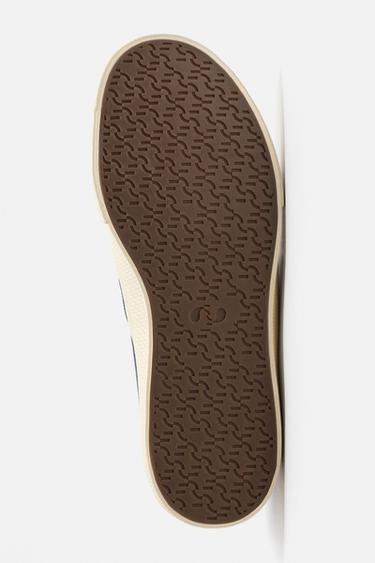TENNIS SANS LACETS EN TISSU - Bleu foncé de Zara - Image 7