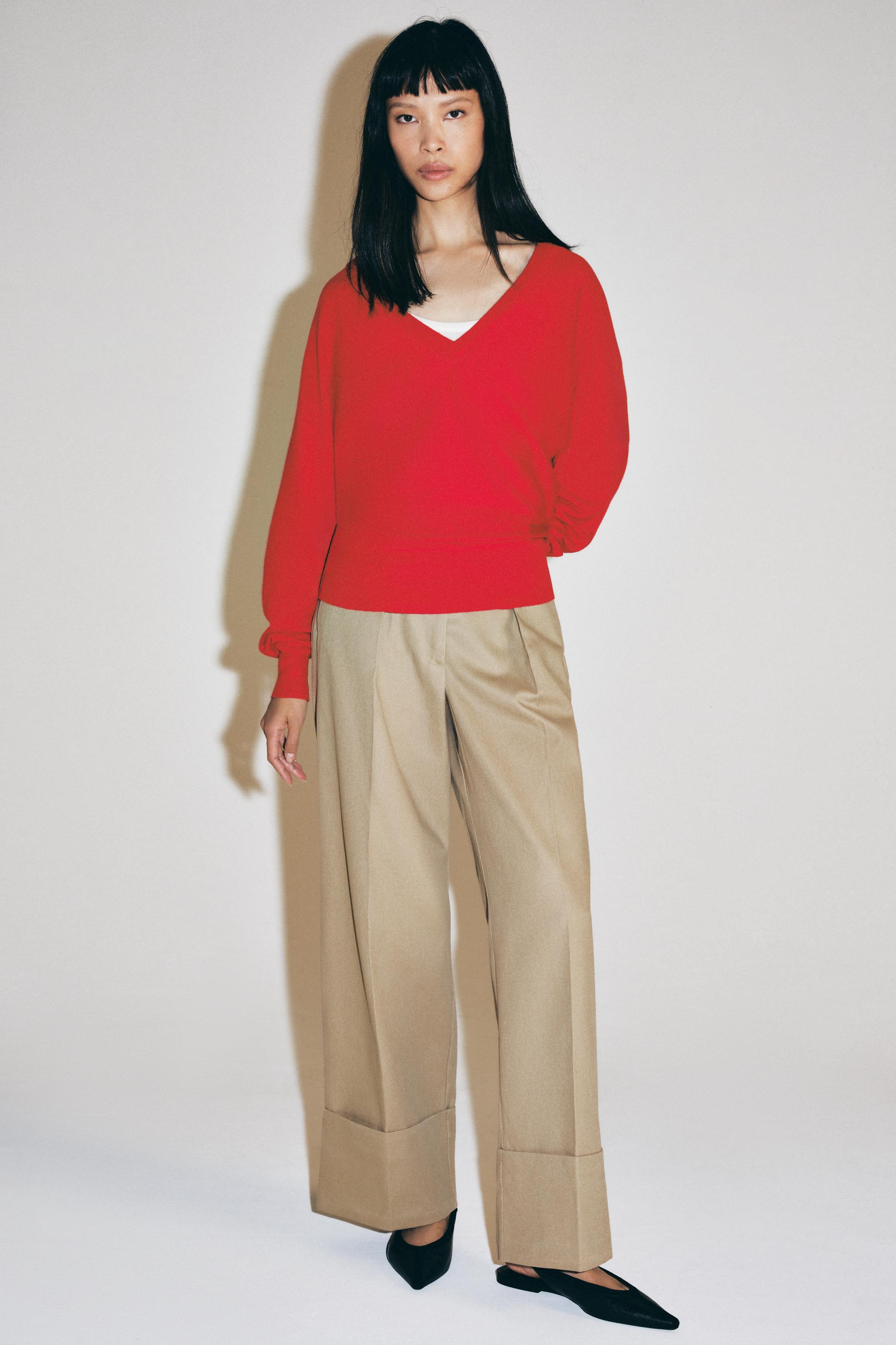 Женские брюки Zara ZW COLLECTION CHINO PANTS — фото 6