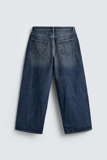 Zara BAGGY FIT JEANS - Blue