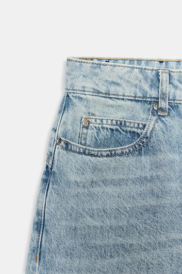 JEAN ZW COLLECTION LOOSE BARREL TAILLE MOYENNE - Bleu clair de Zara - Image 6