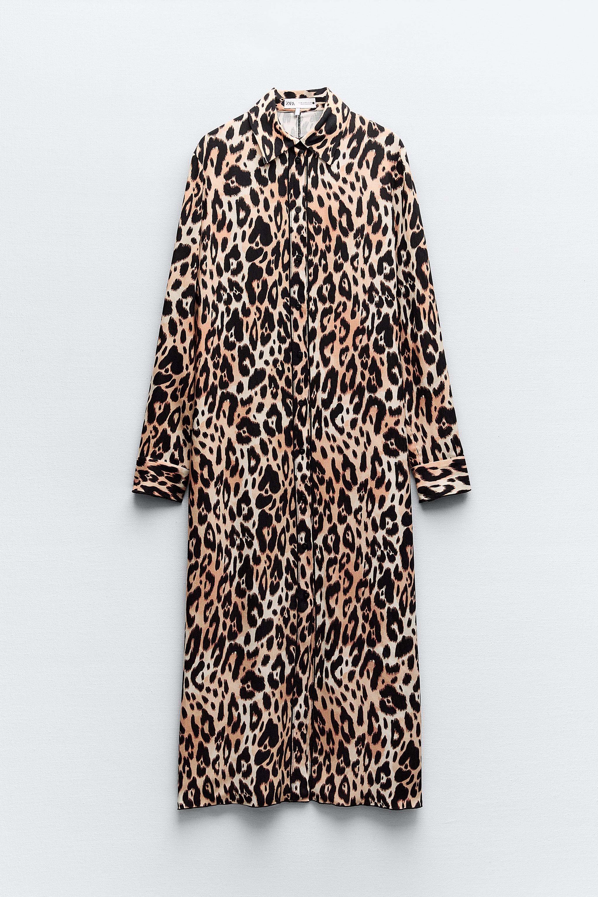 ZW COLLECTION ANIMAL PRINT SHIRT - Leopard