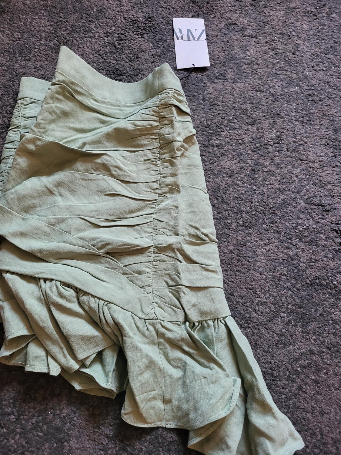 MINI DRAPED SKIRT - Image 4