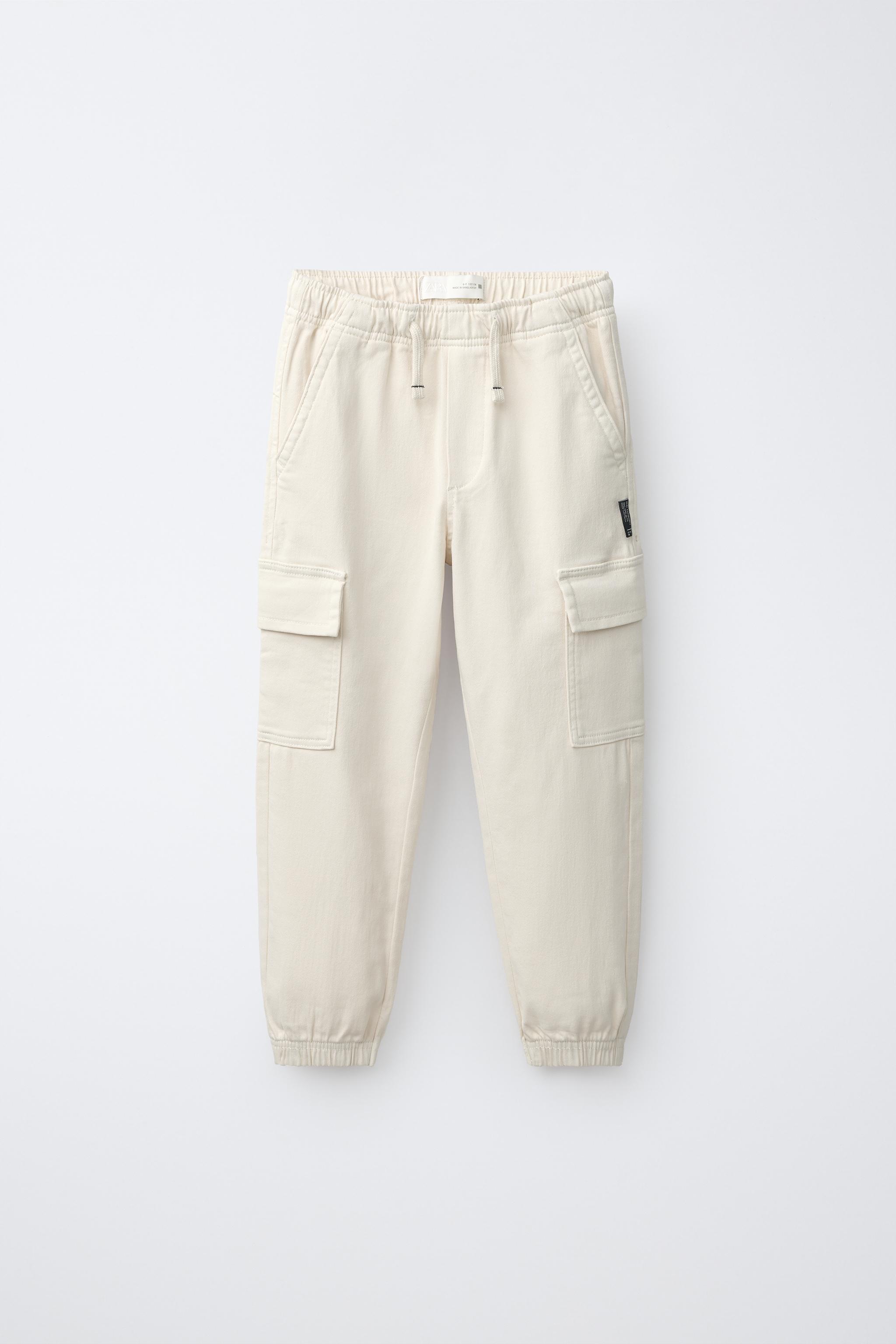 CARGO JOGGER PANTS - Mid-ecru | ZARA Canada