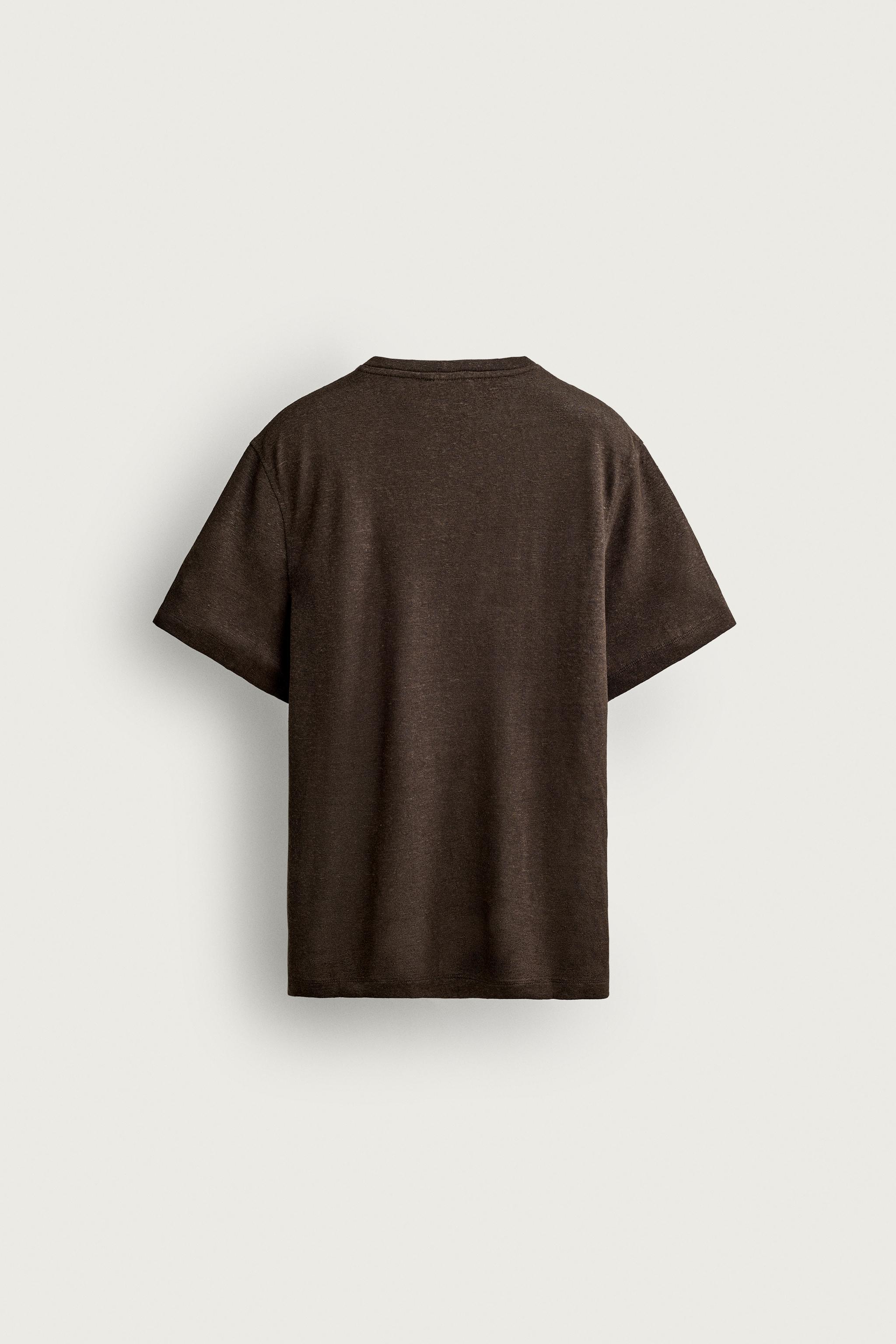 HEMP-VISCOSE REGULAR FIT T-SHIRT