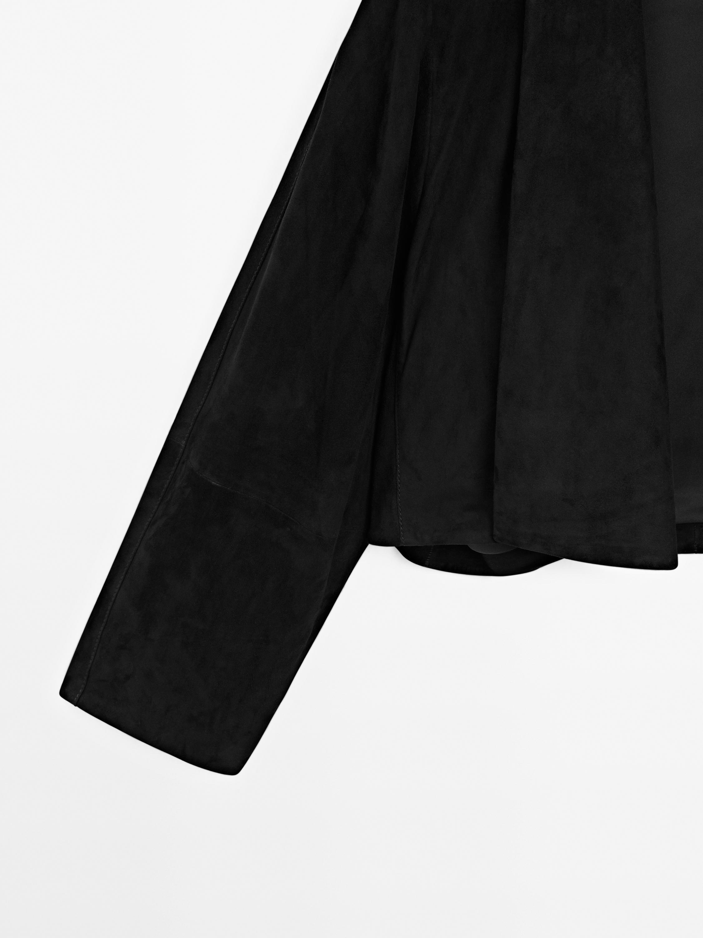 Veste courte en cuir et daim - Limited Edition
