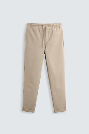 PANTALÓN CINTURA JOGGER EASY CARE - Tostado de Zara