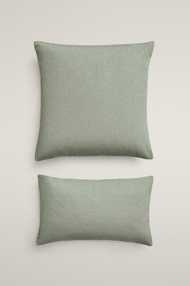 PLAIN CUSHION COVER - Mid-green by Zara - Image 0