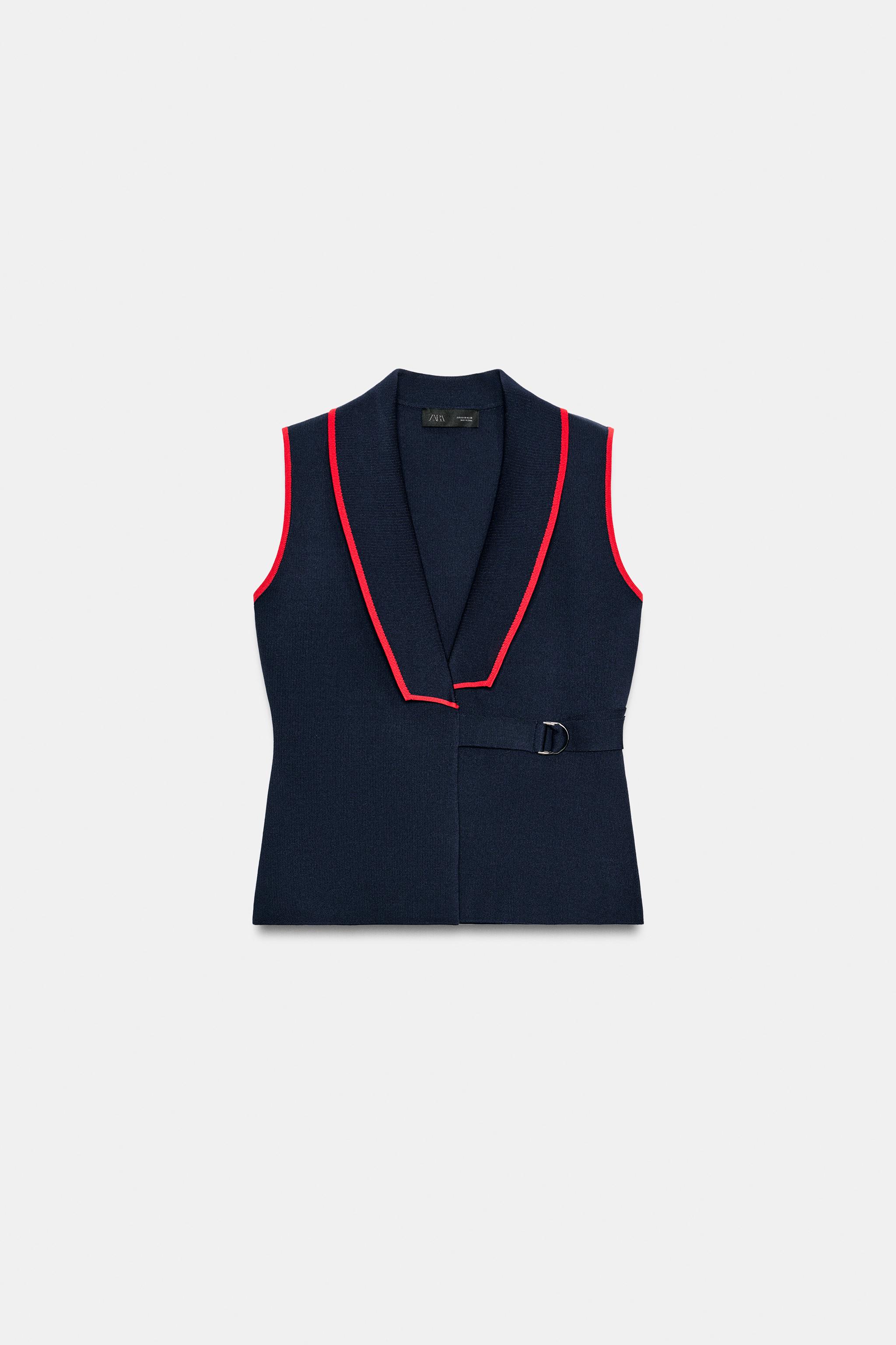 GILET CROISÉ À BOUCLES
