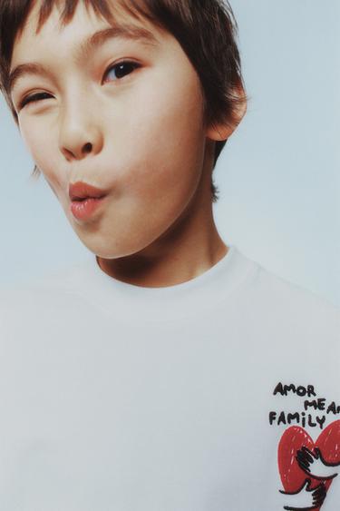 HEART T-SHIRT - White by Zara