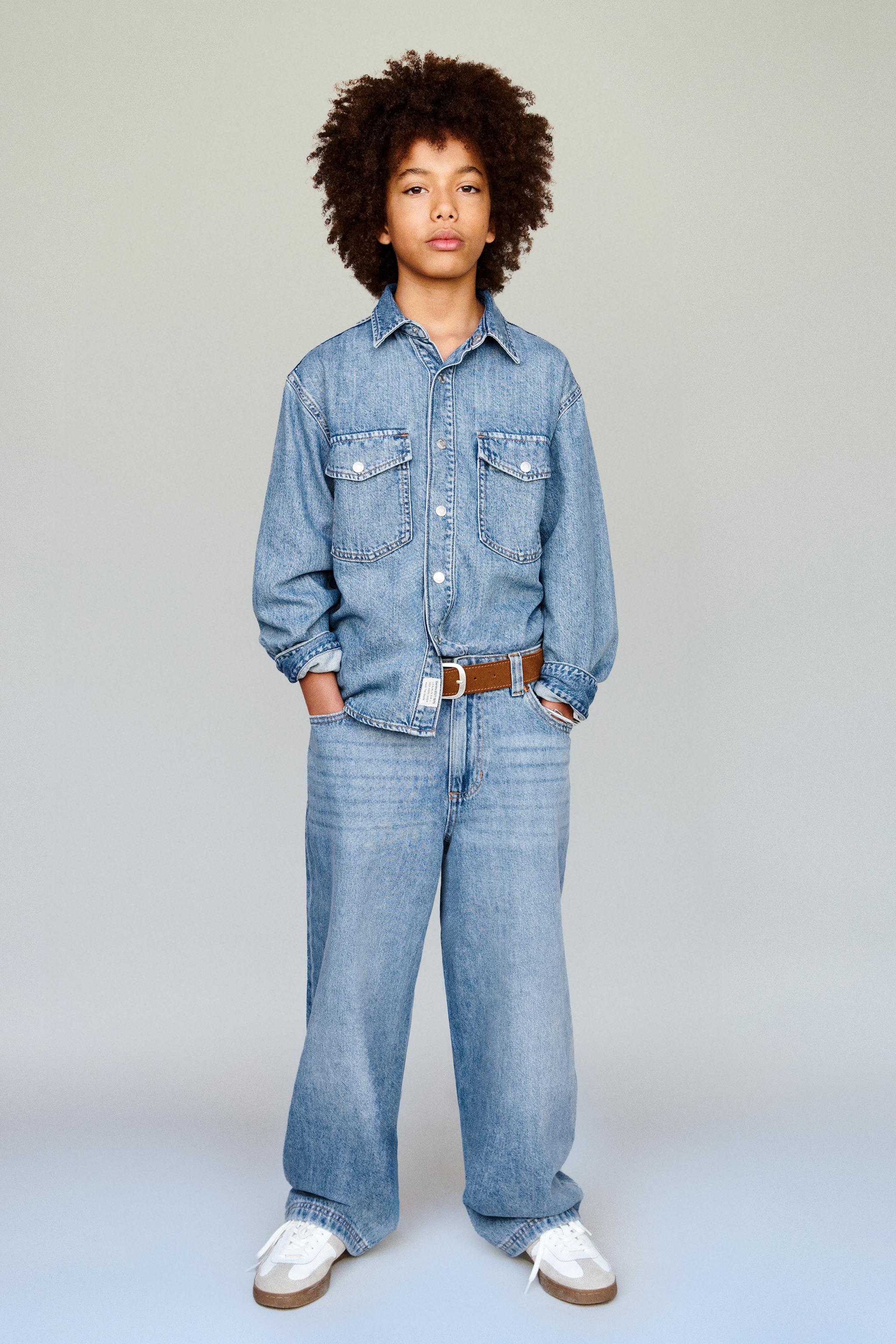 CHEMISE EN DENIM À POCHES