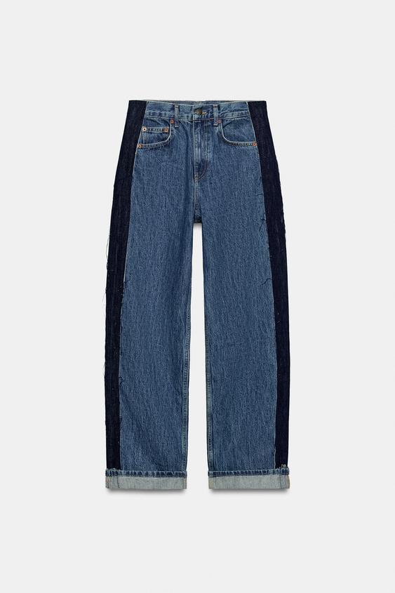 ZW COLLECTION ミッドライズ ロールアップデニムパンツ - ミディアム 