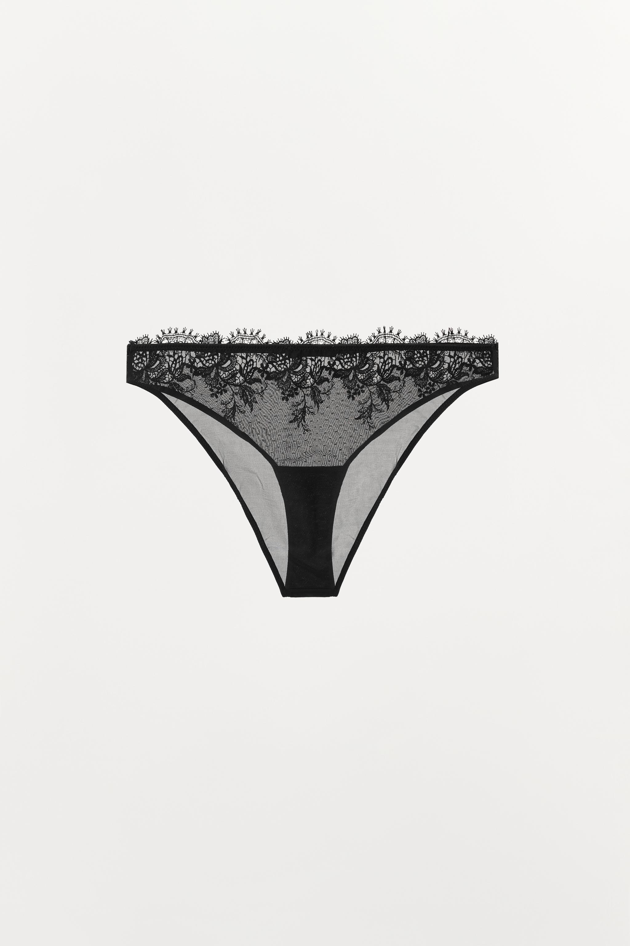 DOTTED MESH LACE PANTIES