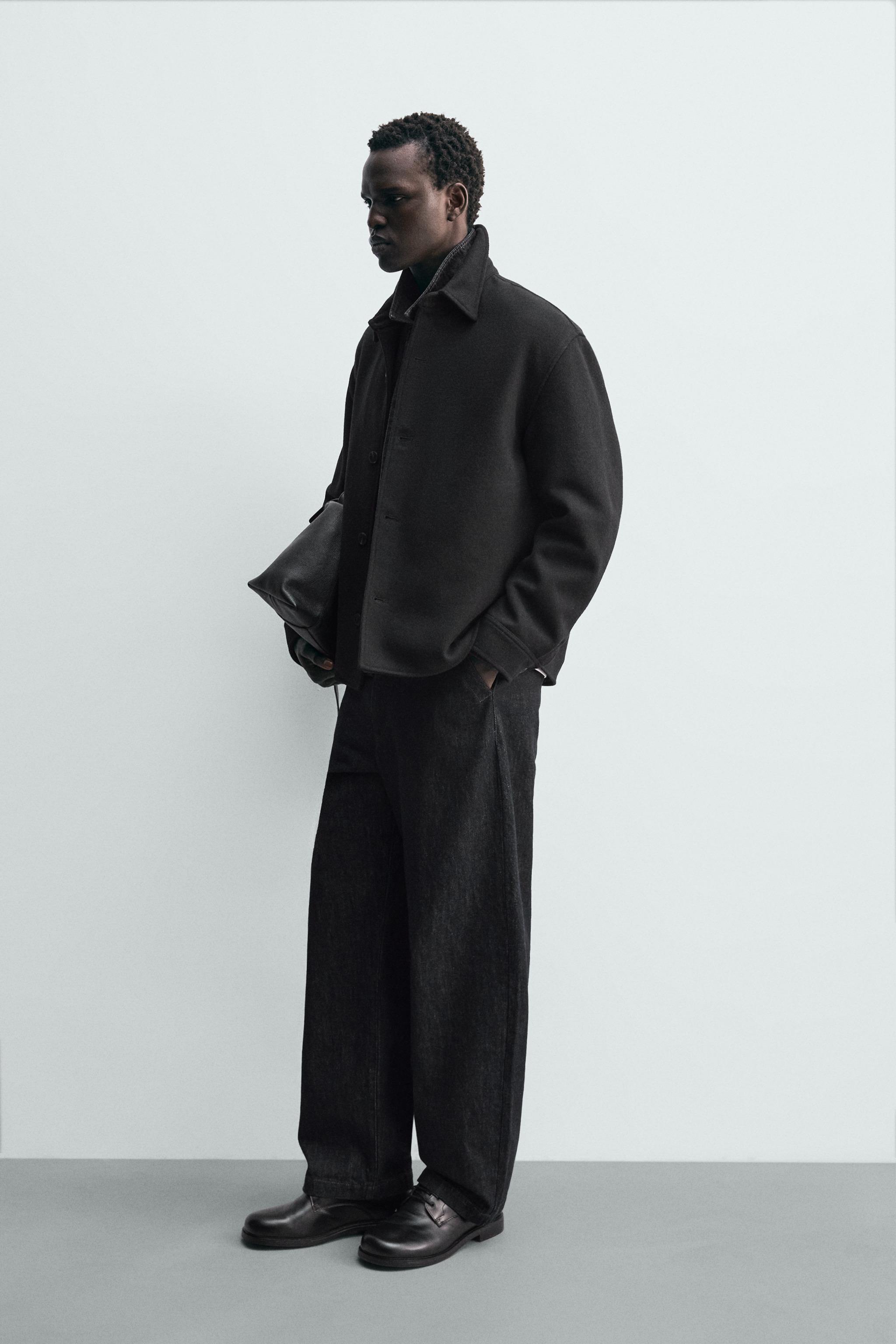 WOOL BLEND OVERSHIRT