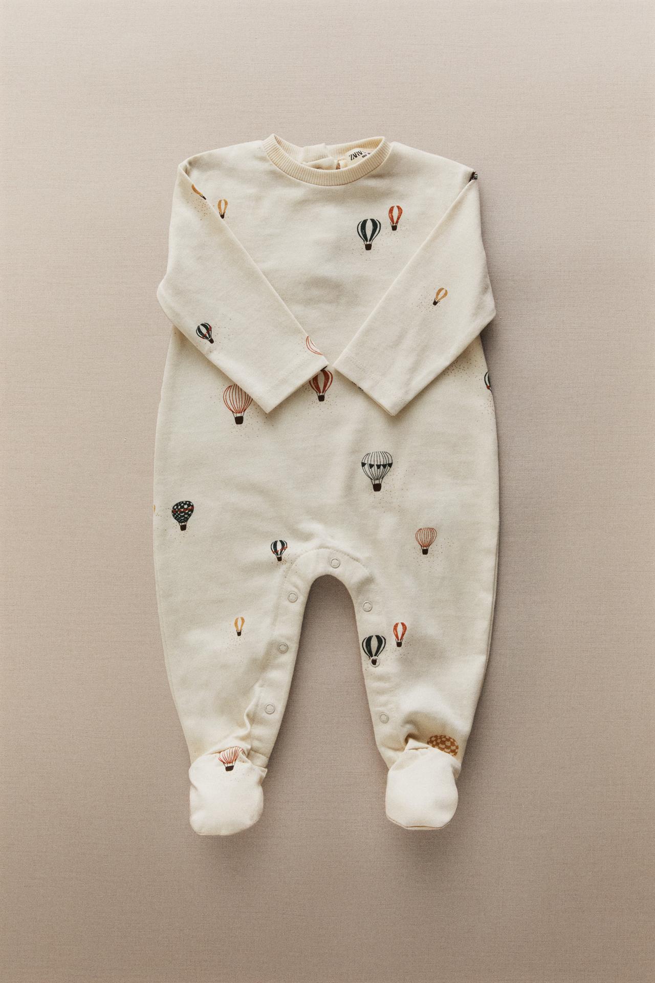 BABY BALLOON ROMPER — Cream