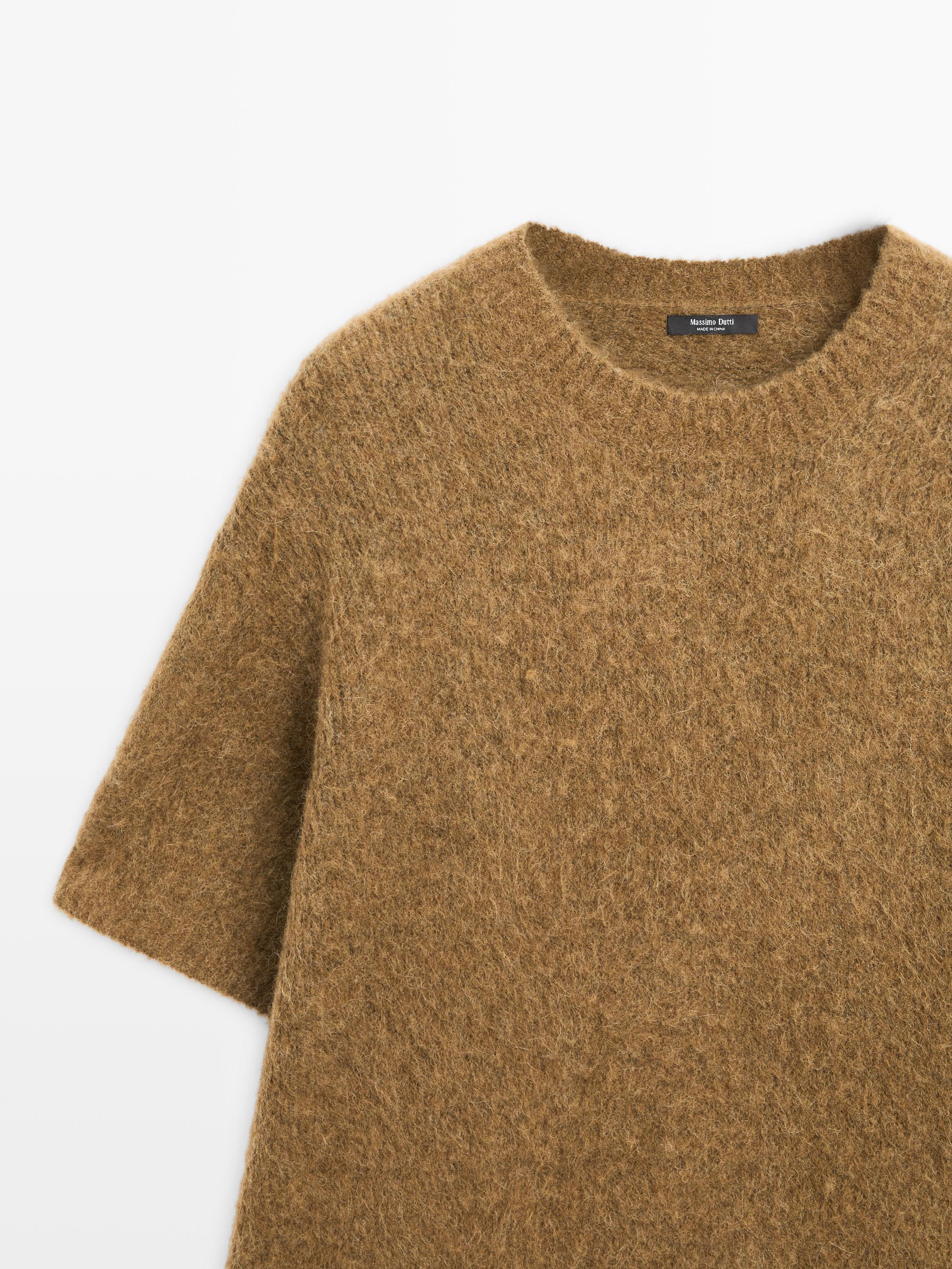Pull en maille oversize alpaga laine