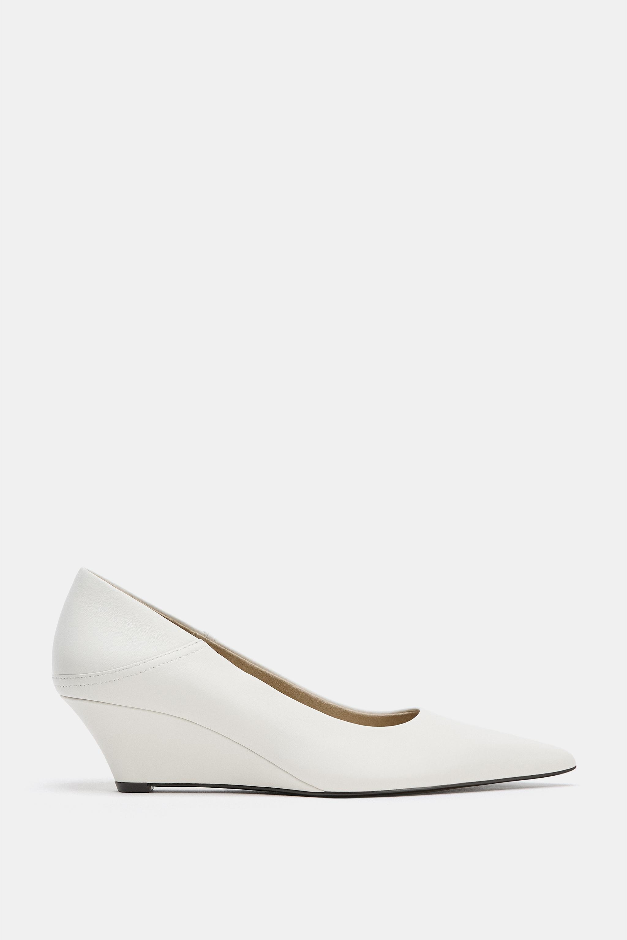 LIMITED EDITION LEATHER WEDGE SHOES