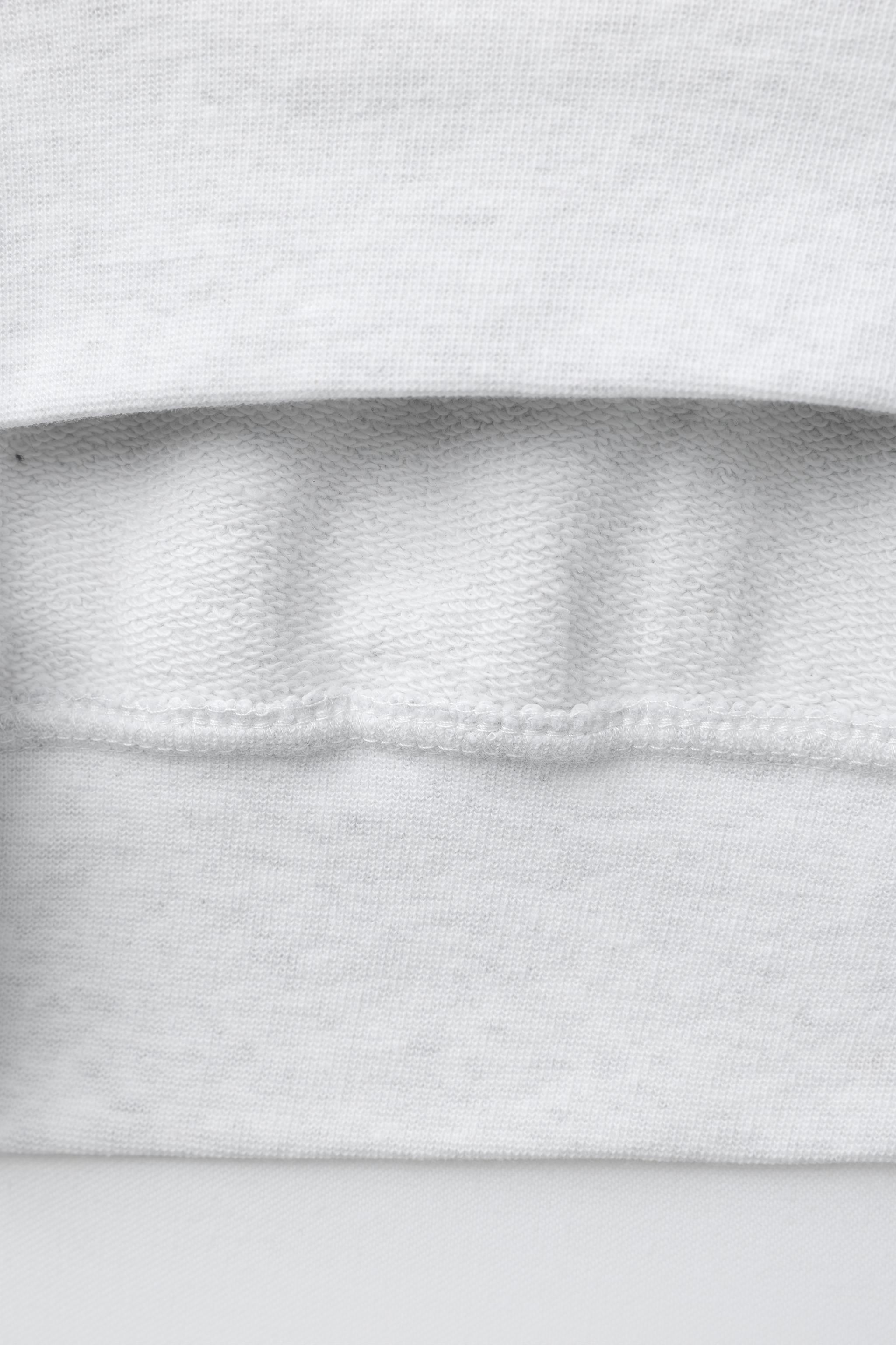 TEXT PRINT JOGGING HOODIE