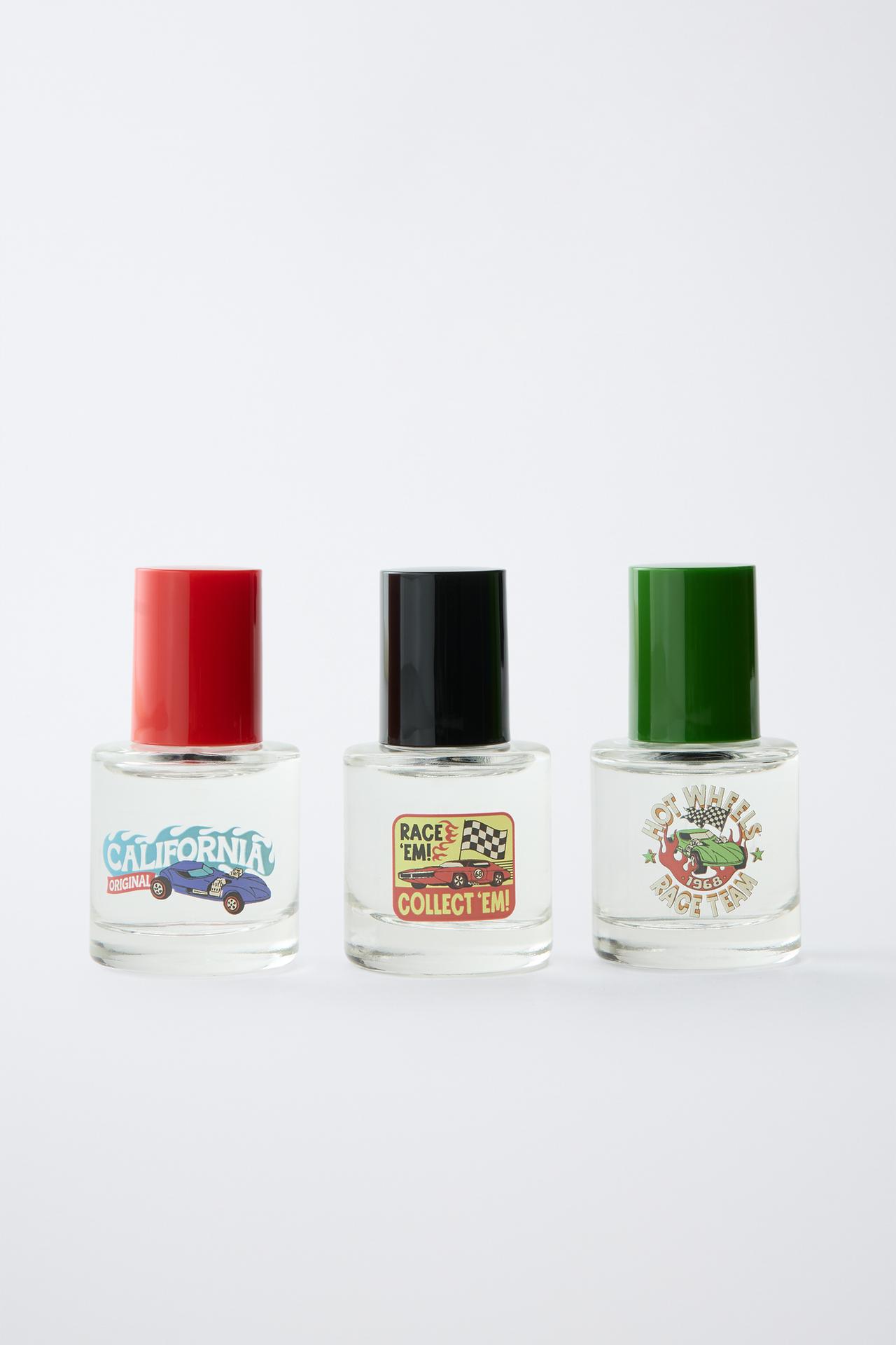 ZARA HOT WHEELS MATTEL © EDT 3x 12ML (0.4 FL. OZ.) — TINTED LEATHER