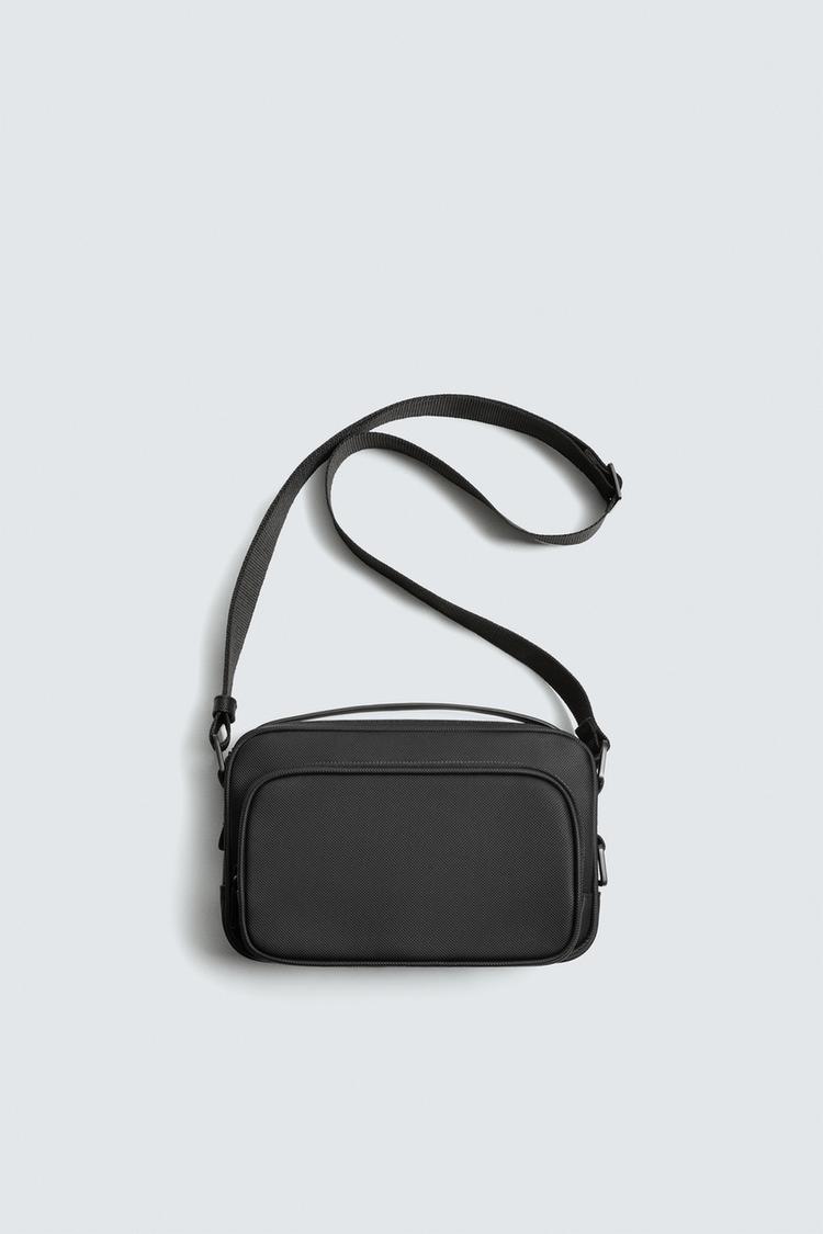 ZARA TEXTURED CROSSBODY BAG