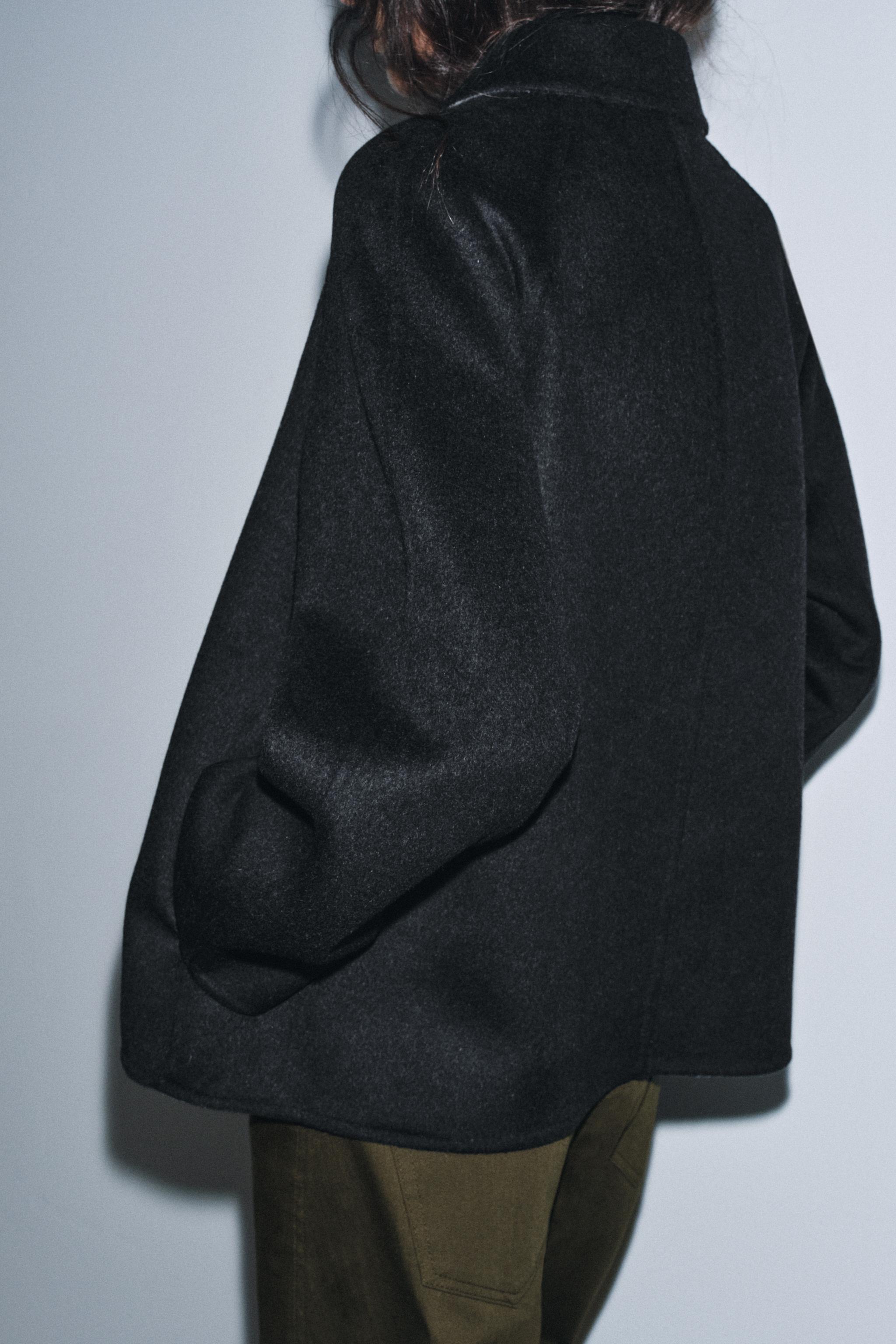 ZW COLLECTION ウールブレンドジャケット - ブラック | ZARA Japan / 日本