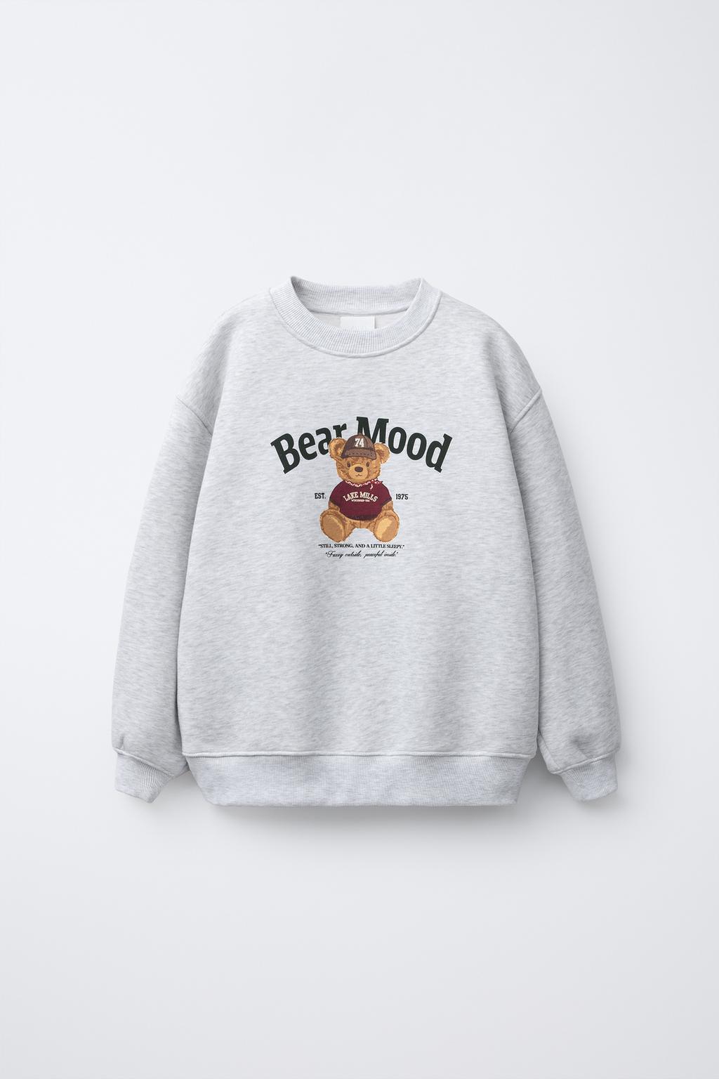 SUDADERA ESTAMPADO OSO