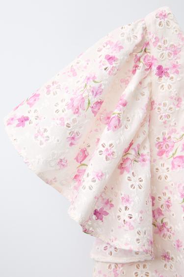 SHIFFLY FLORAL PRINT DRESS - Pink by Zara - Image 2