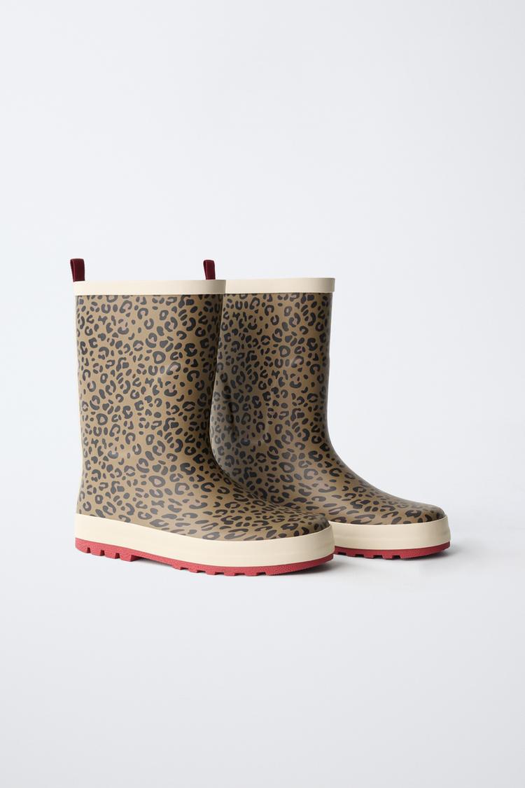 Botas de lluvia con estampado animal 2