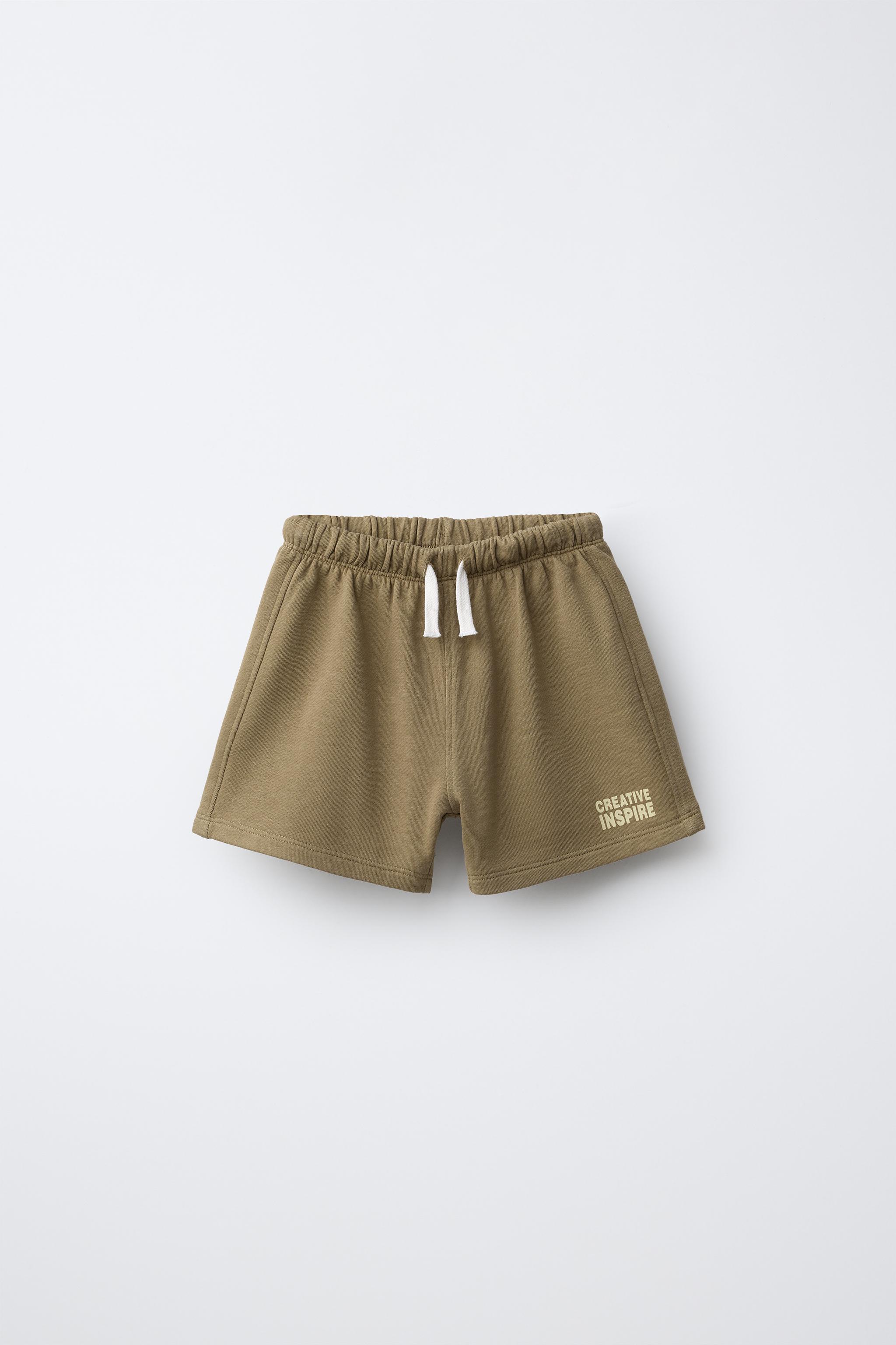 PLUSH TEXT SHORTS