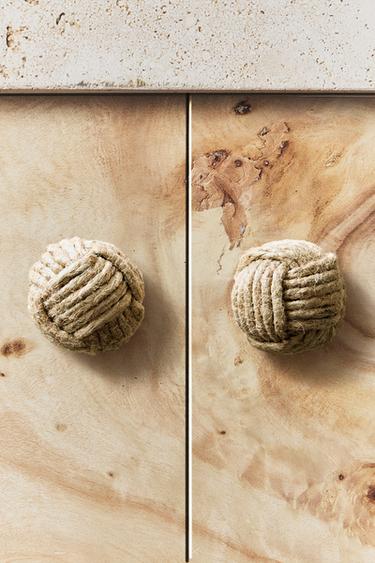LOT DE BOUTONS MEUBLE NŒUD (LOT DE 2) - Beige clair de Zara - Image 5