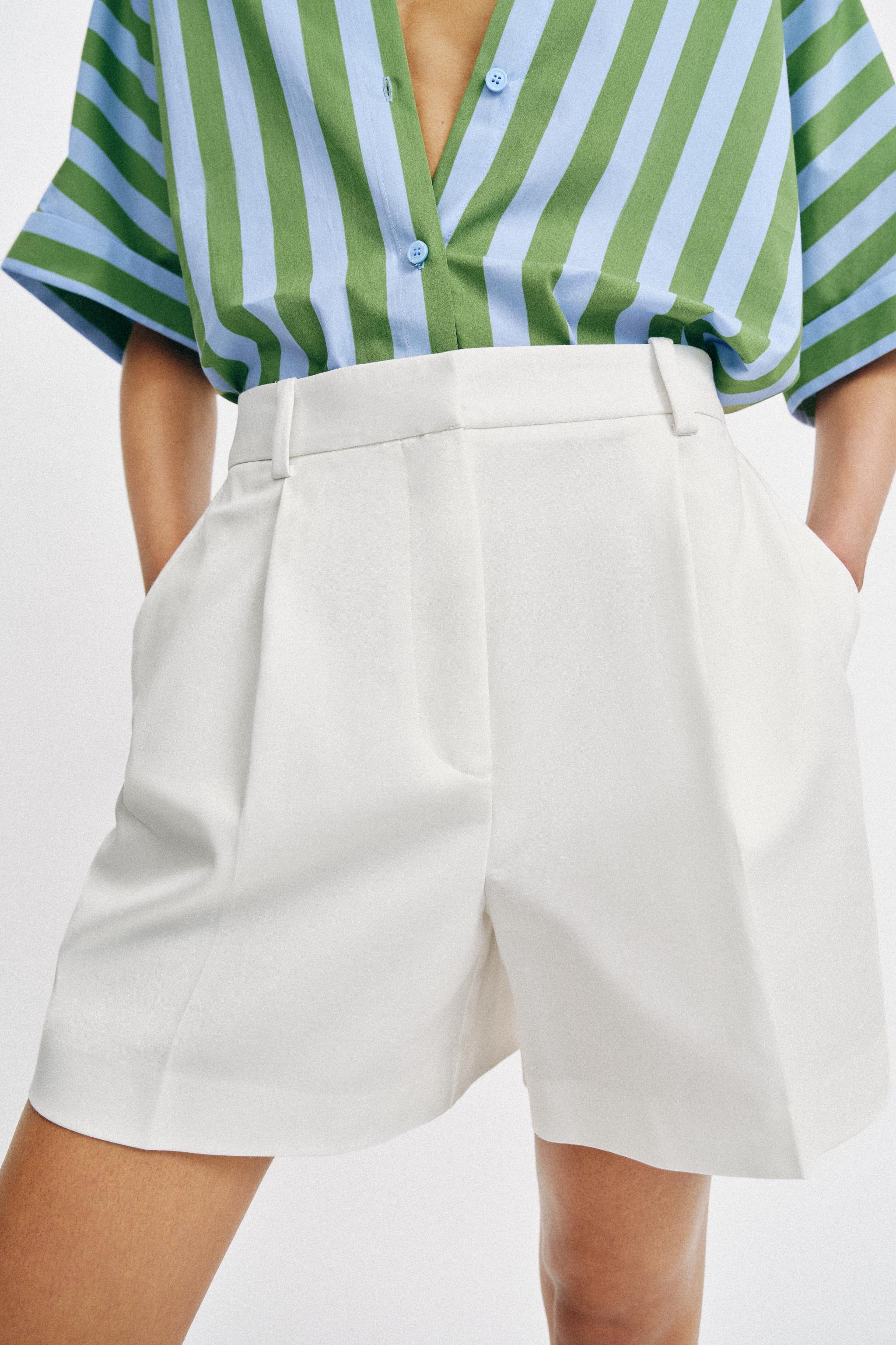 バミューダ＆ひざ丈ショートパンツ - レディース | ZARA 日本