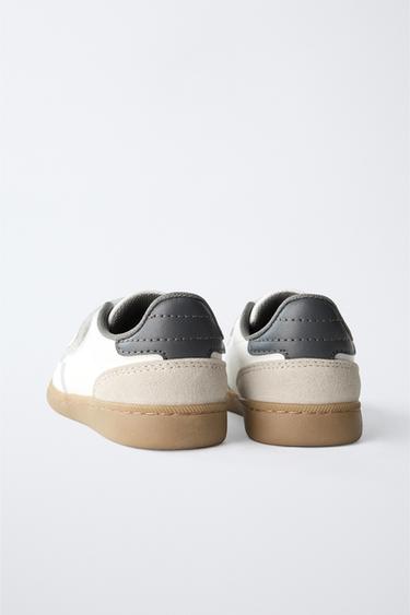 TENNIS À BRIDES EN CUIR - Blanc de Zara - Image 5