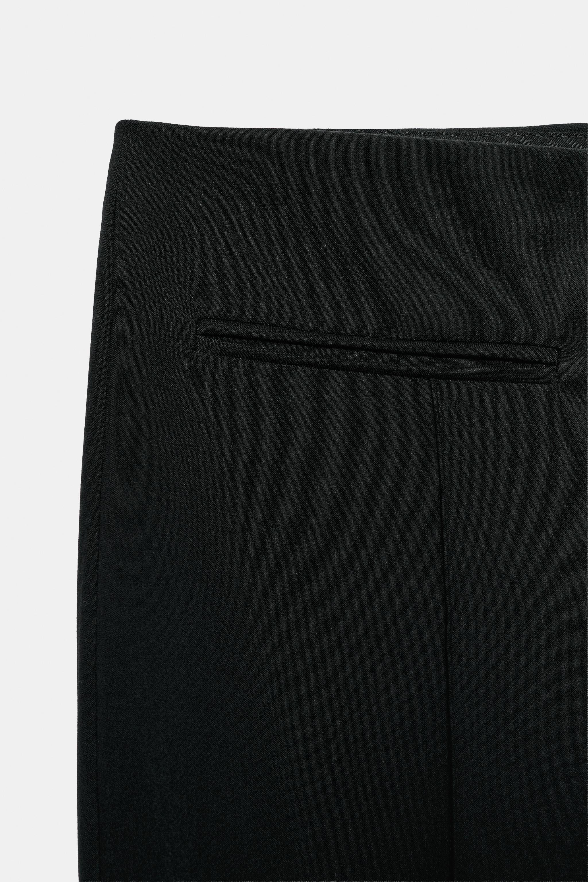 ZW COLLECTION SEWN-CREASE PANTS