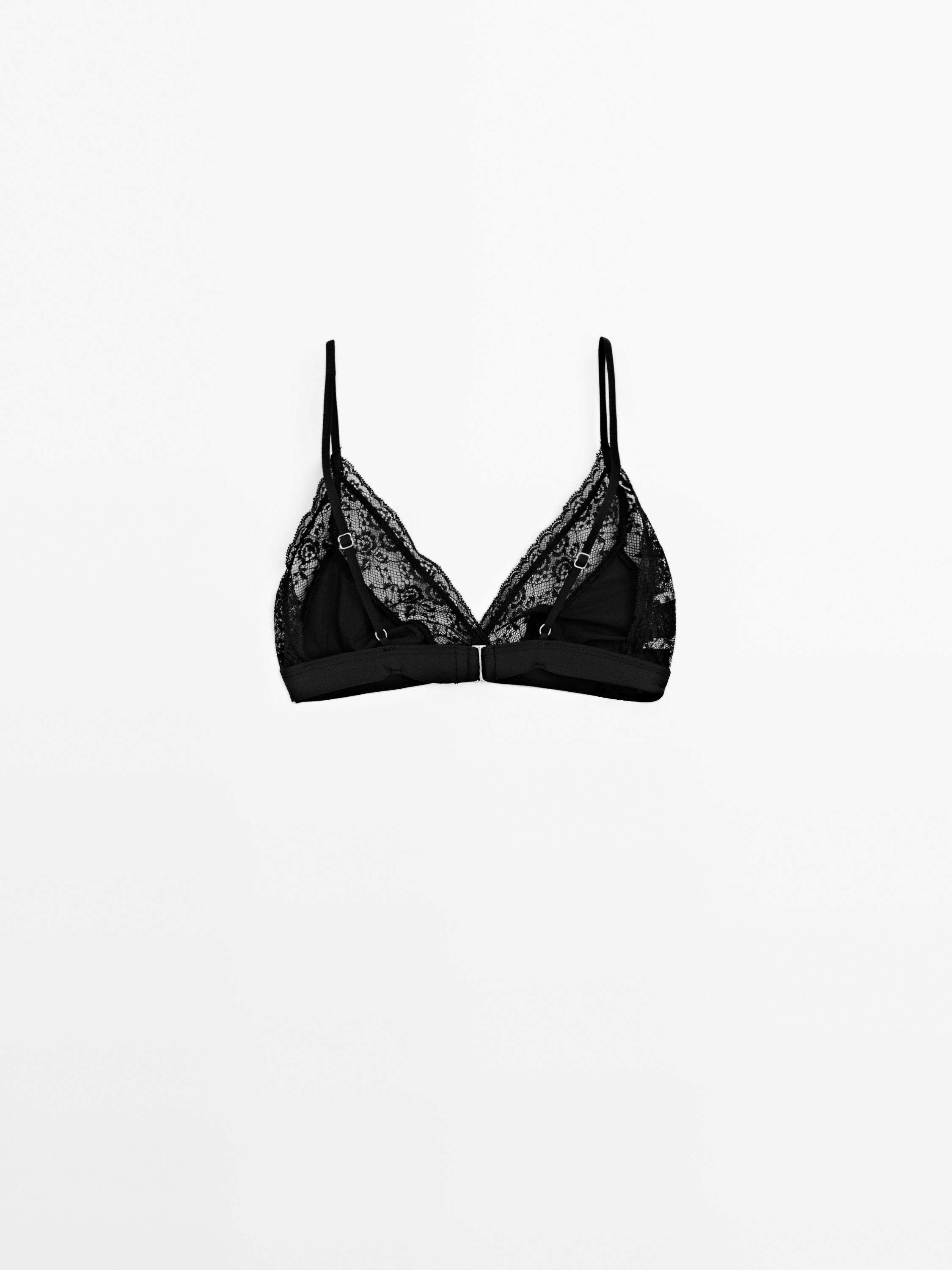 Soutien-gorge triangle à dentelle - Studio