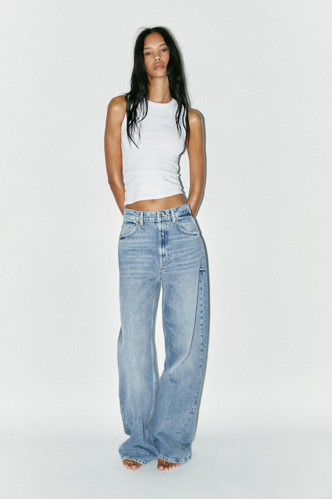 TRF HIGH RISE EXTRA WIDE LEG JEANS