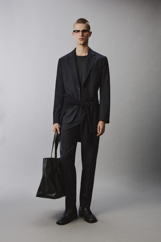 100% WOOL SUIT BLAZER