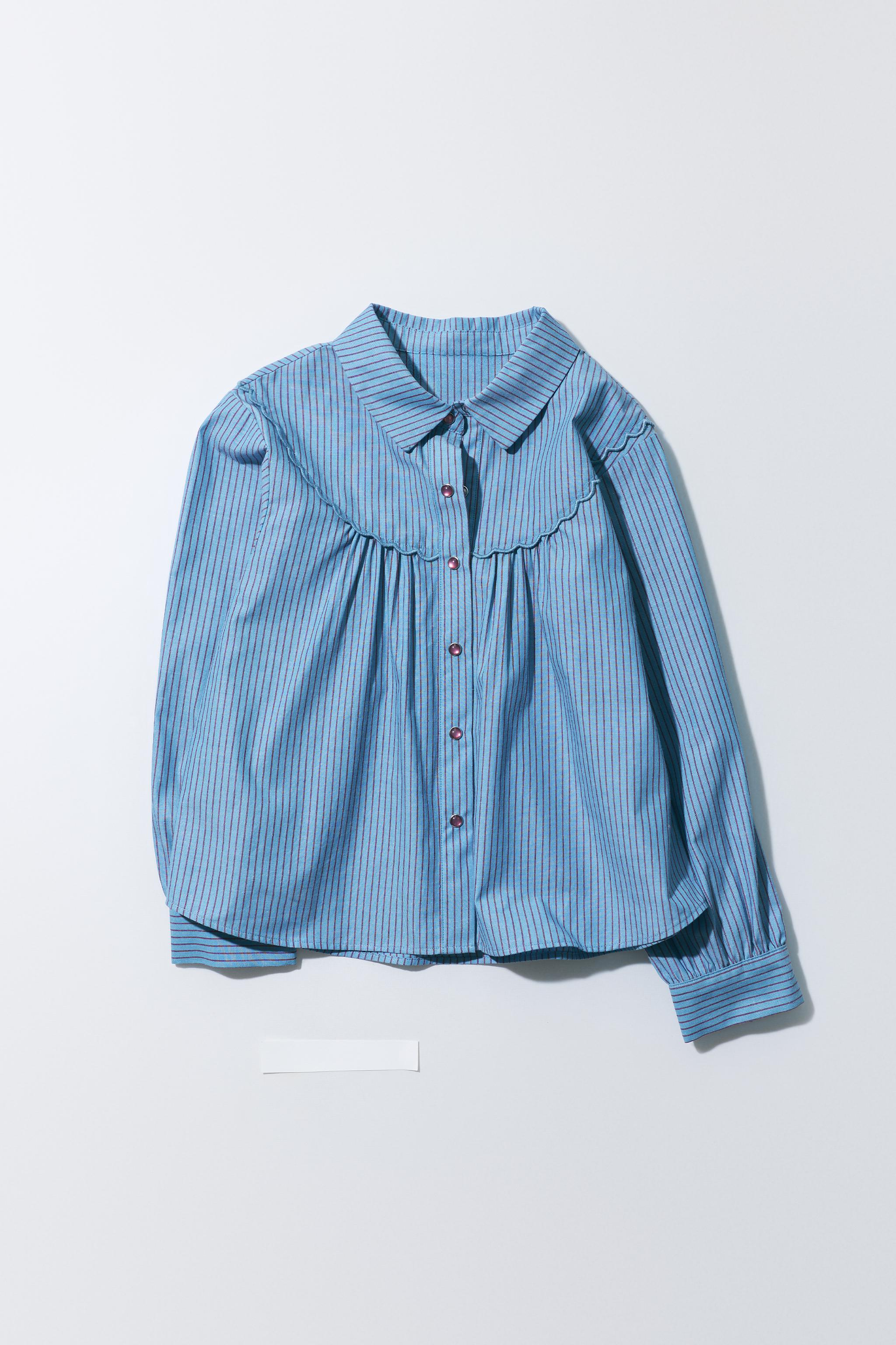 COWBOY YOKE SHIRT — Light blue
