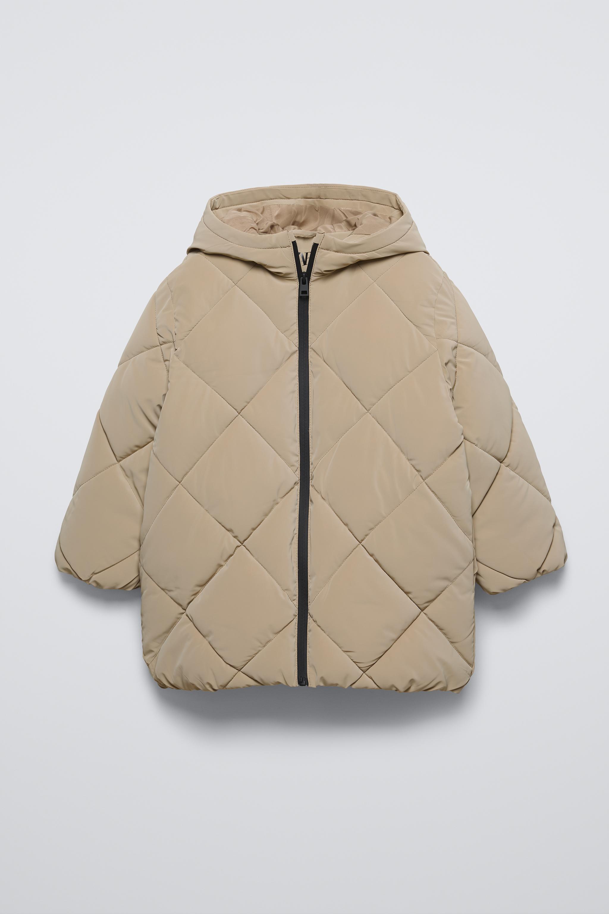 Quilted parka with hood zara hotsell