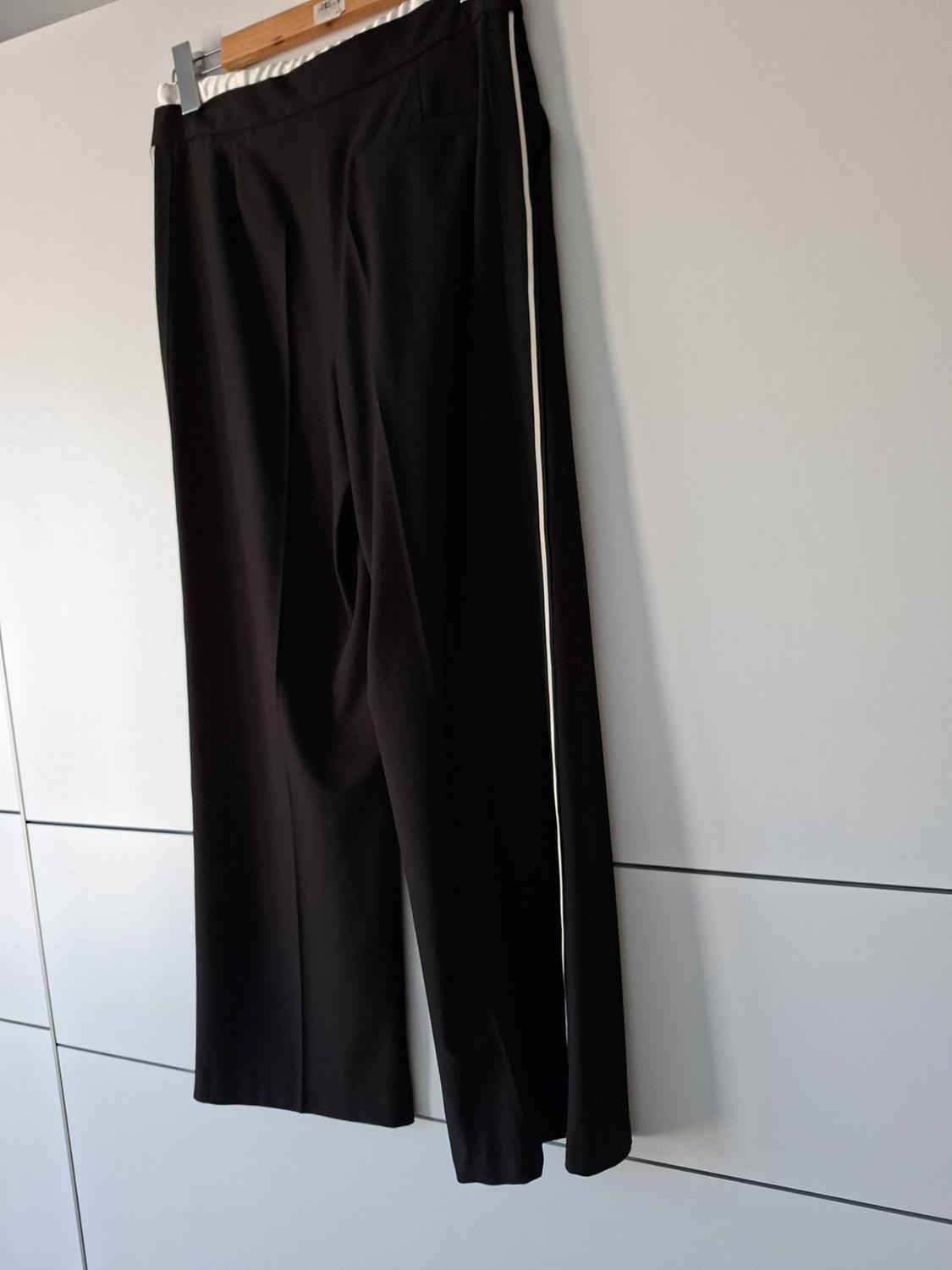 TROUSERS WITH CONTRAST WAISTBAND AND SIDE STRIPE - Image 4