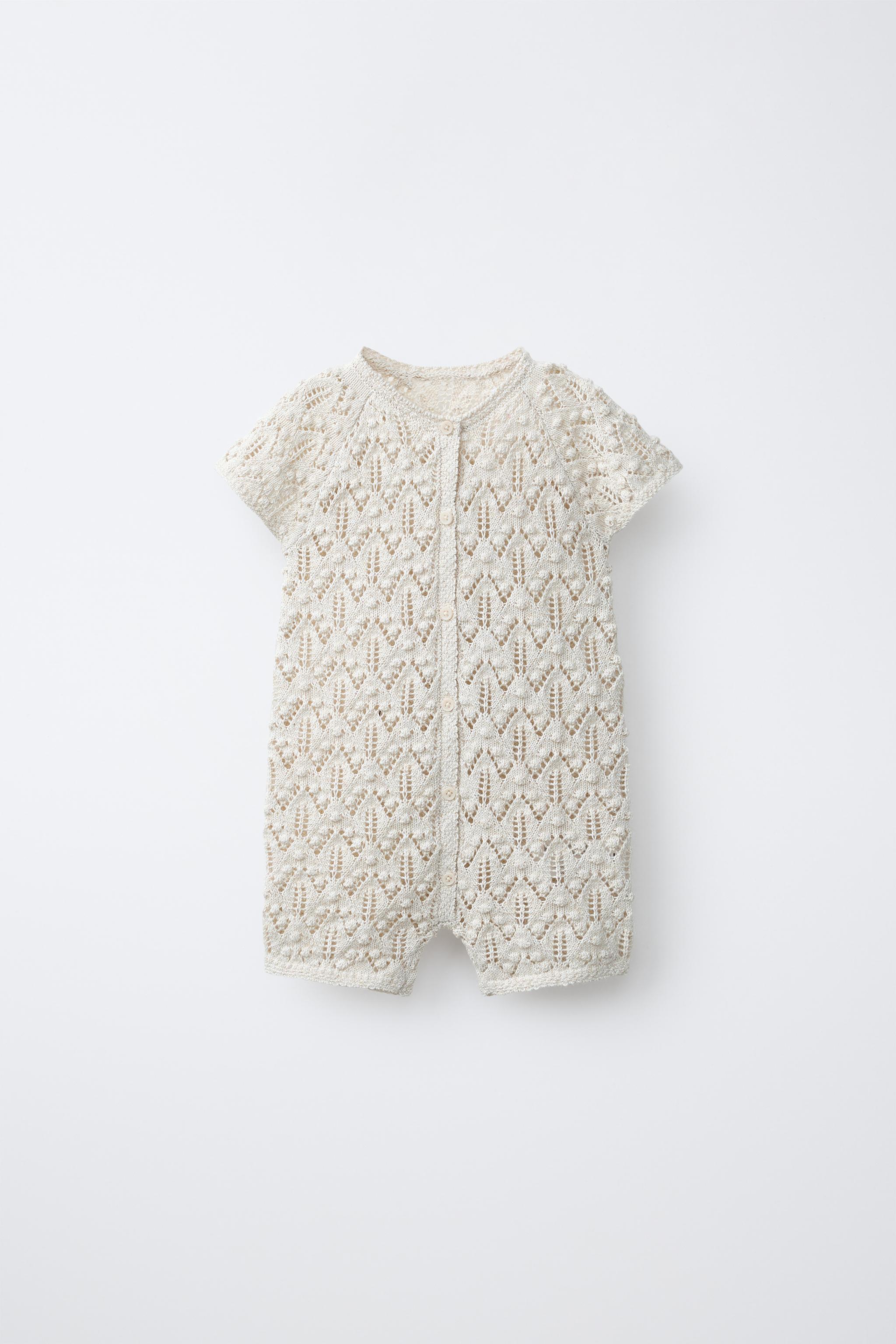 OPENWORK KNIT JUMPSUIT