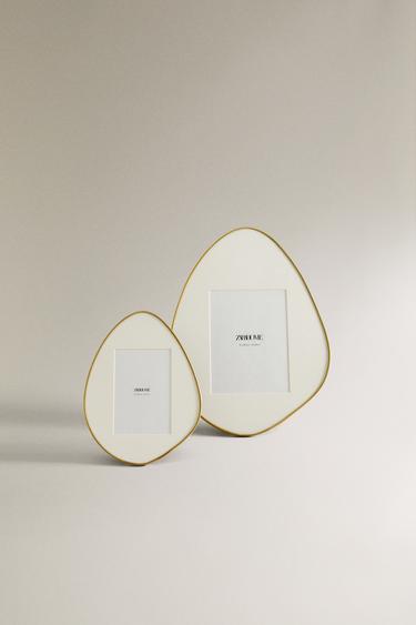 PORTA-RETRATO DE FORMA IRREGULAR - Dourado da Zara