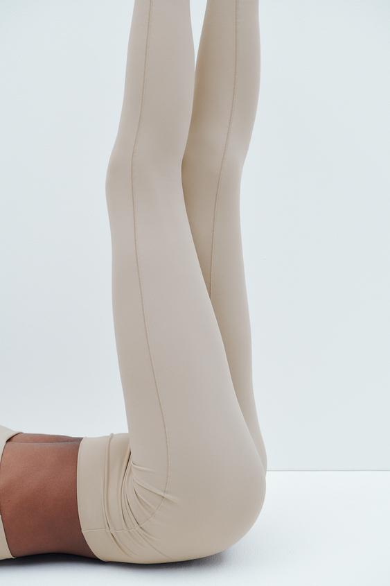Versatile Cinching Ankle Detail and Elastic Waist Leggings